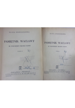 Pamiętnik Wacławy. Tom I-II, 1950 r.
