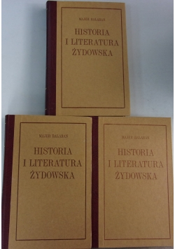Historia i literatura Żydowska, Tom I-III