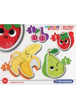 Moje pierwsze puzzle Supercolor Fruits