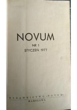 Novum nr.1-6 1977r.