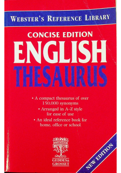 Concise edition English Thesaurus