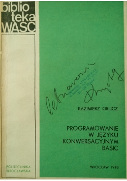 Programowanie w języku konwersacyjnym BASIC