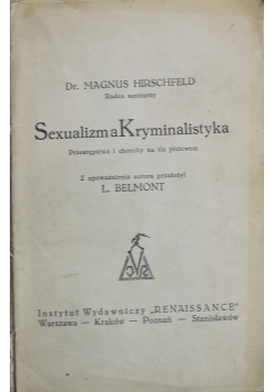 Sexualizma Kryminalistyka ok 1923 r.