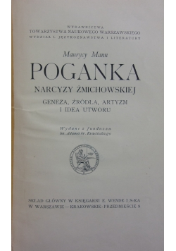 Poganka narcyzy Żmichowskiej,1916r