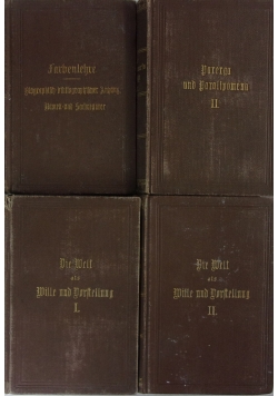 Arthur Schopehauer's sammtliche Werke, Band I,II,V,VI, ok. 1905r.