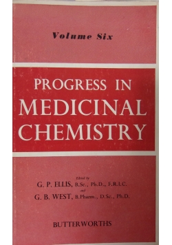 Progress in medicinal chemistry volume 1