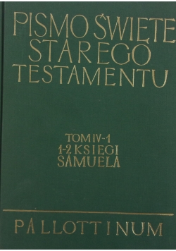 Pismo Święte Starego Testamentu, Tom IV-1