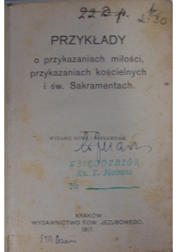 Nauka wiary i obyczajów, Tom IV. 1917r.