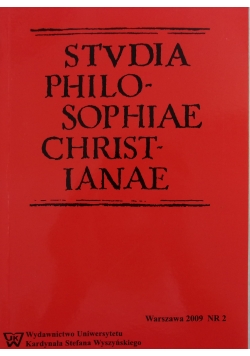 Studia Philosophiae Christianae, rok XLV - półrocznik