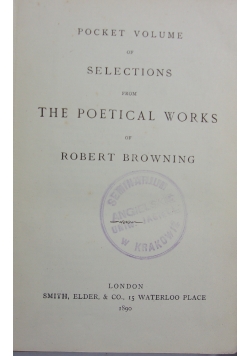 The Poetical Works, 1890r.