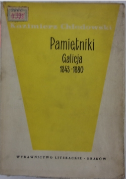 Pamiętniki Galicja 1843-1880, Tom I