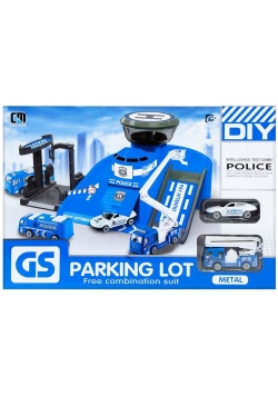 Parking metalowy policyjny + akcesoria