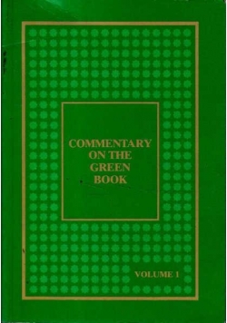 Commentary on the green book tom 1