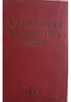 Kalendarz Skarbowy, 1939r.