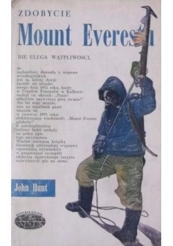 Zdobycie Mount  Everestu