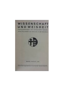 Wissenschaft und Weisheit 1937 r.