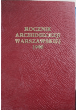 Rocznik Archidiecezji Warszawskiej 1990