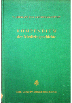 Kompendium der Medizingeschichte