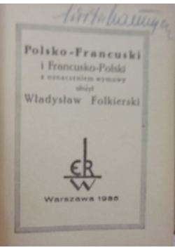 Słownik Polsko- Francuski