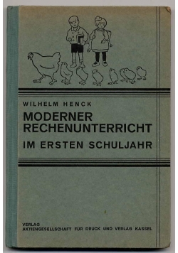 Moderner rechenunterricht im ersten schuljahr