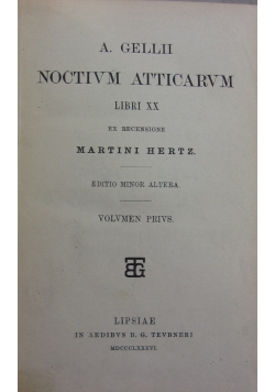 Noctium Atticarum, 1886 r.