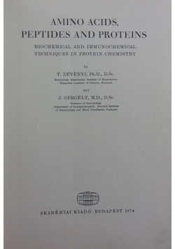 Amino Acids peptides and proteins