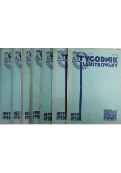 Tygodnik ilustrowany 1928r  7 zeszytów