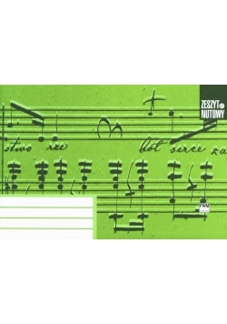 Zeszyt nutowy C3 - B5 leżący - do harmonii PWM
