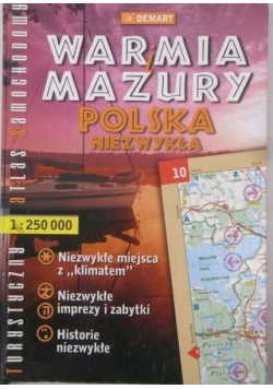 Polska Niezwykła  Turystyczny atlas samochodowy. Warmia i Mazury