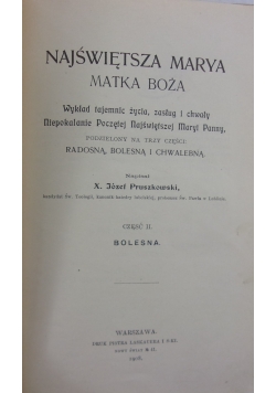 Najświętsza Marya Matka Boża, 1908 r.