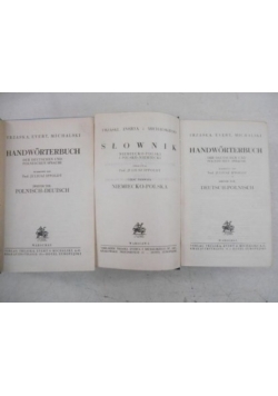 Handwörterbuch der deutschen und polnischen sprache, cz. 2, 1934 r.