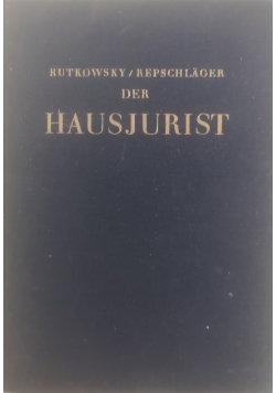 Der Hausjurist + dedykacja autora