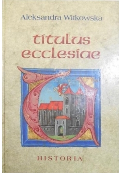 Titulus ecclesiae  Historia
