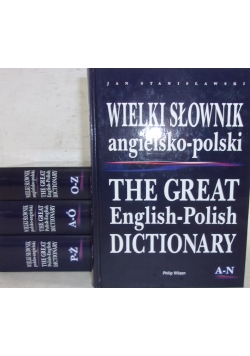 Wielki słownik angielsko-polski,zestaw czterech książek