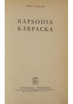 Rapsodia karpacka, 1950 r.