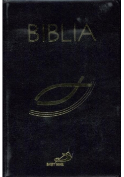 Biblia z rybką z suwakiem czarna