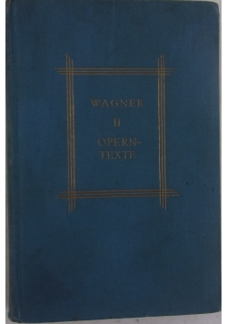 Wagner II opertexte, 1924r