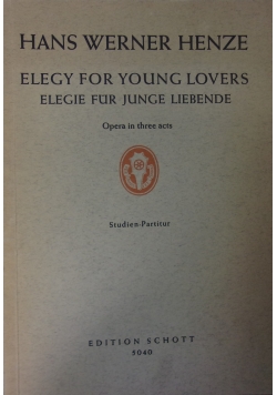 Elegy For Young Lovers