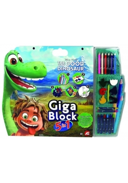 Giga Block - Zest. dla artysty 5w1 -Dobry dinozaur