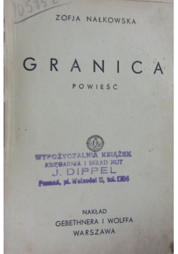 Granica, 1935 r.