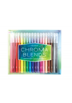 Pędzelkowe flamastry akwarelowe Chroma Blends 18 kolorów