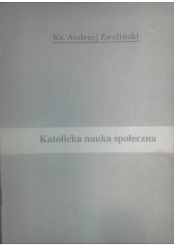 Katolicka nauka społeczna