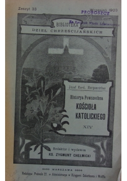 Historya Powszechna Kościoła Katolickiego XIV, 1903r.