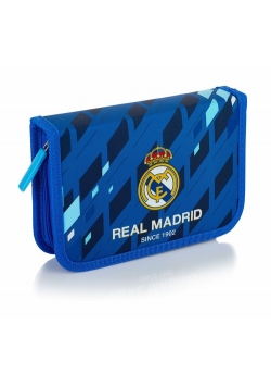 Piórnik pojedynczy 2 klapki Real Madrid Color 4