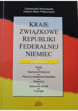 Kraje związkowe Republiki Federalnej Niemiec Część III