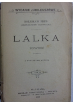 Lalka, Tom II,  1897r.