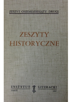 Zeszyty historyczne , nr 82