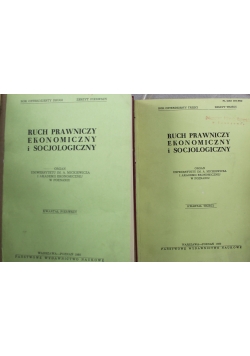 Ruch prawniczy ekonomiczny i socjologiczny Kwartał od I do IV