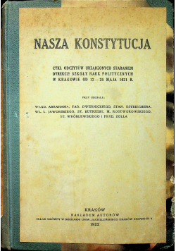 Nasza konstytucja 1922r