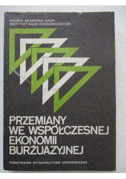 Przemiany we współczesnej ekonomii burżuazyjnej